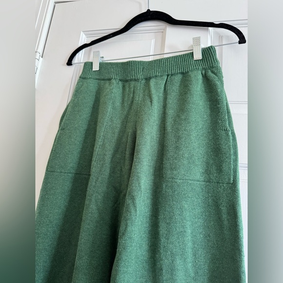 Free People Green Knit Cardigan and Pants Set - Picture 4 of 7